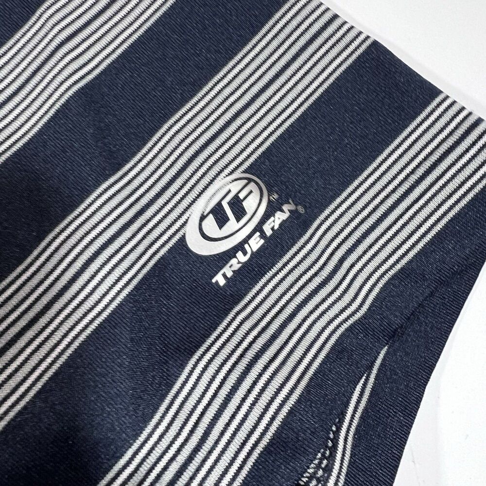 New York Yankees True Fan Genuine Merchandise Striped Polo Shirt Men's Large - Picture 8 of 10